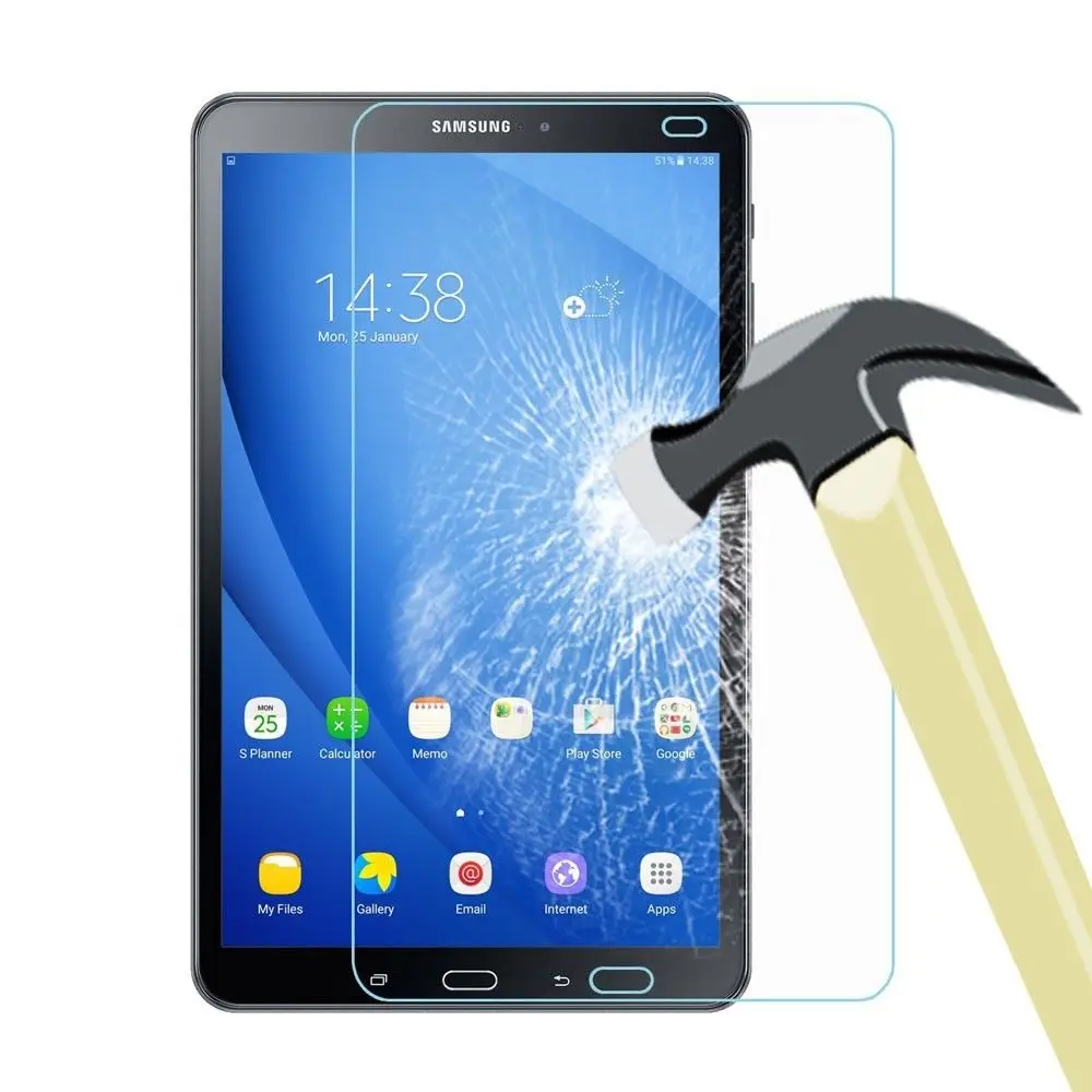 For Samsung Galaxy Tab 10.1 2019 Skærm Protektor Premium Hærdet Glas for Tab 10.1 2016 2019 SM-T510T515 Beskyttende Film