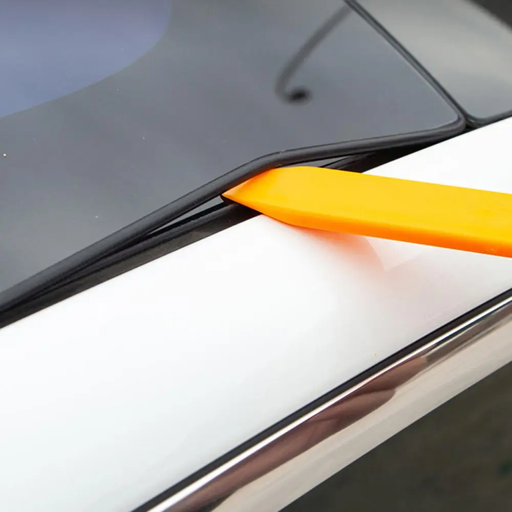 For Tesla Model 3 Soltag Gummi Tætning Strip Reduktion af vindstøj Kit Anti-Støv Skylight Forsegling Strip Sænke Silikone Tætning Kit