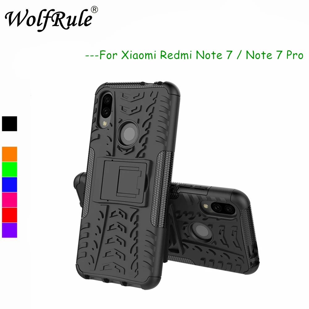For Xiaomi Redmi Note 7 Pro Tilfælde For Redmi Note 7 Dække Stødsikkert Blød Silikone Plastik Støtteben Tilfældet For Xiomi Redmi Note 7