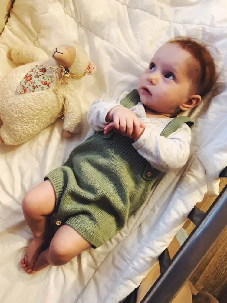 Foråret Baby Strik Rompers Søde Overalls Nyfødte Baby Drenge Tøj 0-24M Infantil Baby Dreng Sparkedragt uden Ærmer Buksedragt