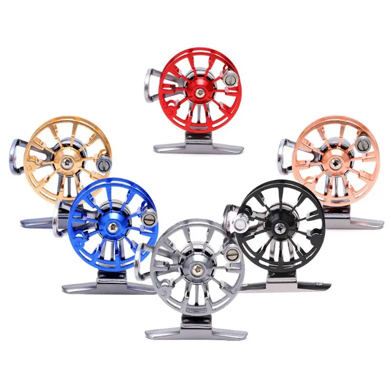 Full Metal Ultra-light Tidligere Is-Fiskeri Hjul Hjul Fly Fishing Reel Aluminium fiskegrej Værktøjer Roterende Hjul