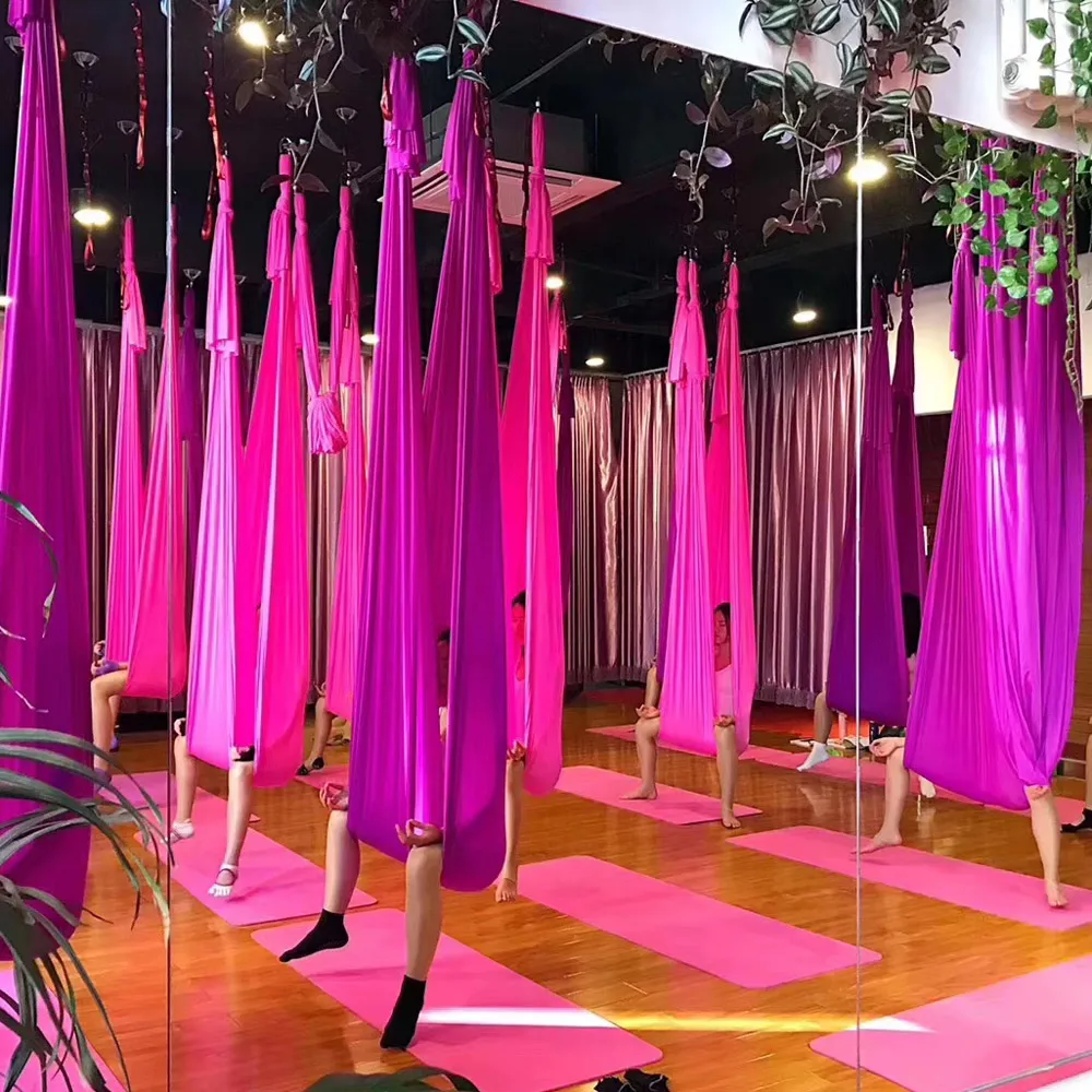 FØR TRÆNINGS-og 5 Meter Anti-Tyngdekraft Yoga hængekøje kit Antenne trækanordning for yoga swing Sæt studio Yoga Flyvende Gynger