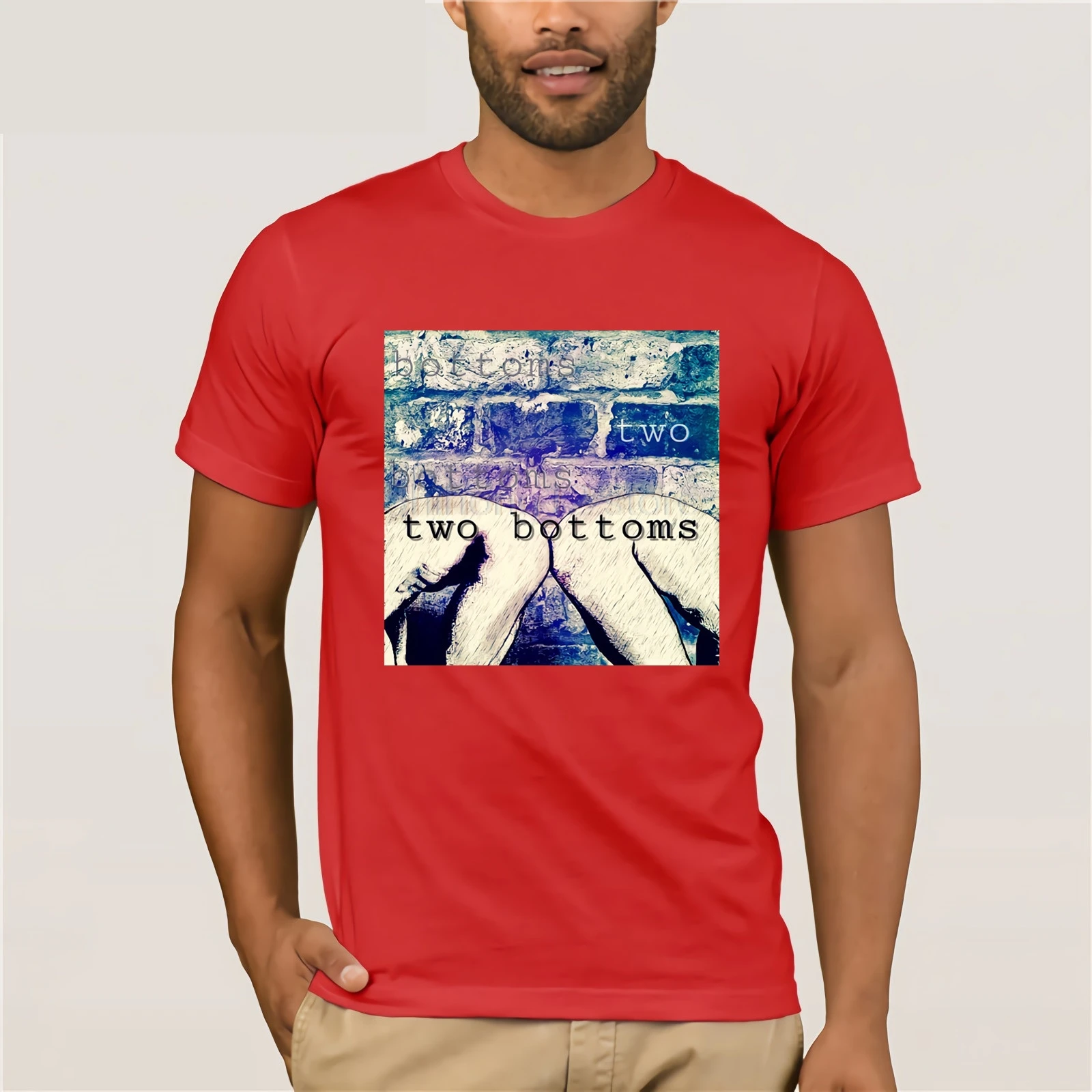 Gay Bear To Bunde t-shirt i Bomuld Rund Hals t-shirt Unge Trend mænds kortærmet t-shirt