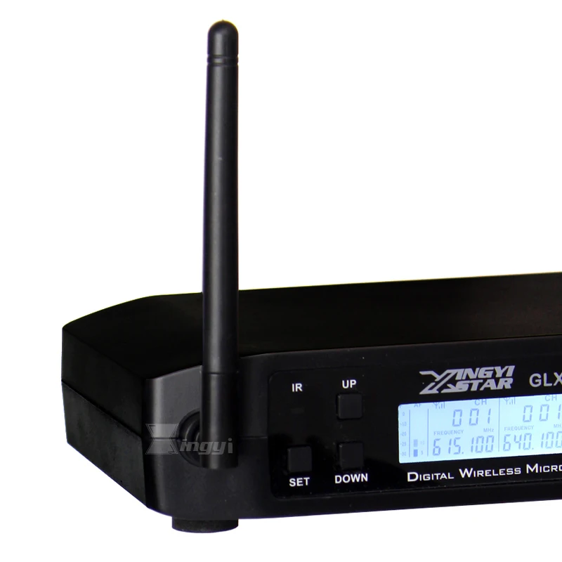 GLXD4 600-650Mhz Justere Hyppigheden UHF Trådløs Mikrofon Professionel Enkelt Ørekrog Headset Mikrofon Til KTV Synge Karaoke System