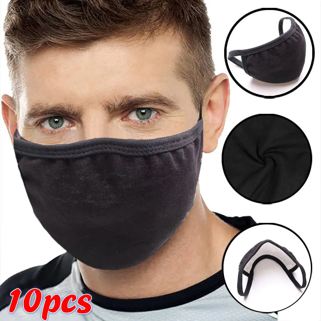 Gratis forsendelse 10/3stk Anti Pollution Ansigt Maske Anti Støv Maske PM2.5 Hold varm, Vindtæt Munden Masker Vaskbar maska przeciwpyłowa