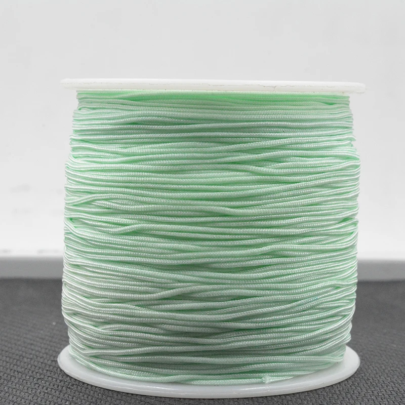Grønne Farver Nylon Snore, Tråd Kinesiske Macrame Cord Armbånd Flettet Snor DIY Kvaster Perlebesat Smykker at Gøre String Tråd
