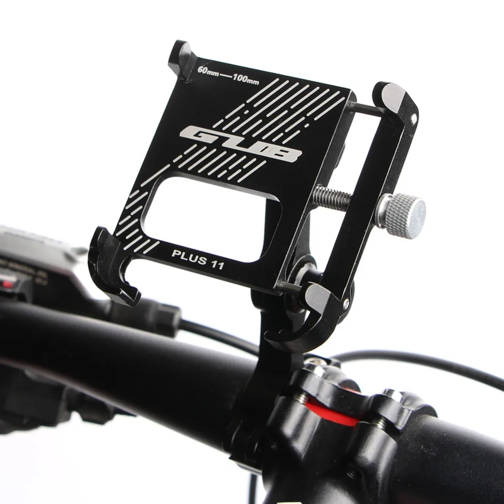 GUB Aluminium Cykel Telefon Holder Til 3,5-7 tommer Celle Mobiltelefon Multi-vinkel Drejelig Cykel Motorcykel Cykelstyr Støtte