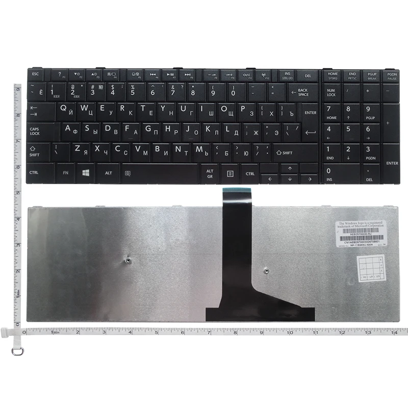 GZEELE Nye RUC-Tastatur Til Toshiba Satellite C75D L70 L75 S50 S55 C70 C70-EN C70D C75 Sort russisk Laptop Tastaturer