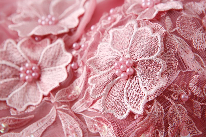 Gå Ved siden af Dig, Pink Pynt Prom Kjoler Bolden Kjole Fra Skulder Lang Kæreste Aften Kjoler vestido de noiva abendkleider