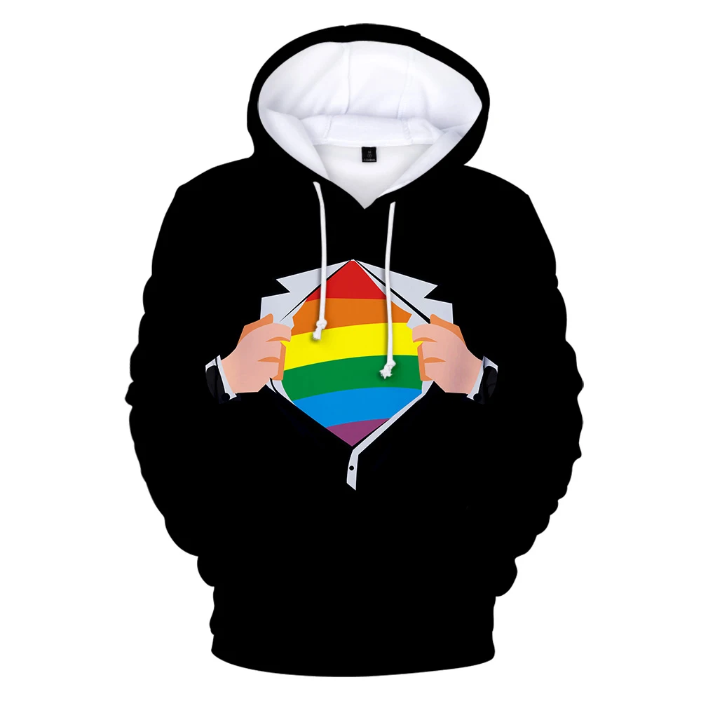 Skorpe Stræbe besværlige På tilbud! Høj Kvalitet LGBT-Elsker Hættetrøjer Mænd/kvinder Mode Harajuku  Lesbian Gay LGBT pride Sweatshirt Mænd/kvinder LGBT-Flag Tøj - Mænds Tøj >  Iderammer.dk