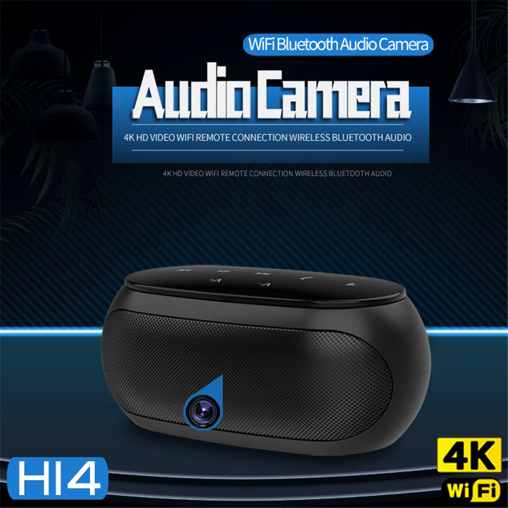 H14 HD Mini Wifi Kamera Med Night Vision Trådløse IR Bluetooth Bærbare Udendørs Højttaler Loop Alarm Video-Camcorder