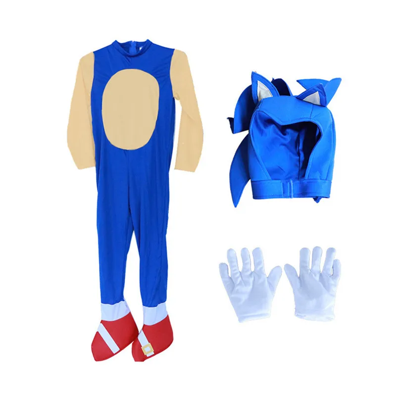 Halloween Børn Sonic the Hedgehog Cosplay Kostume Anime Piger Spil Karneval Kostumer