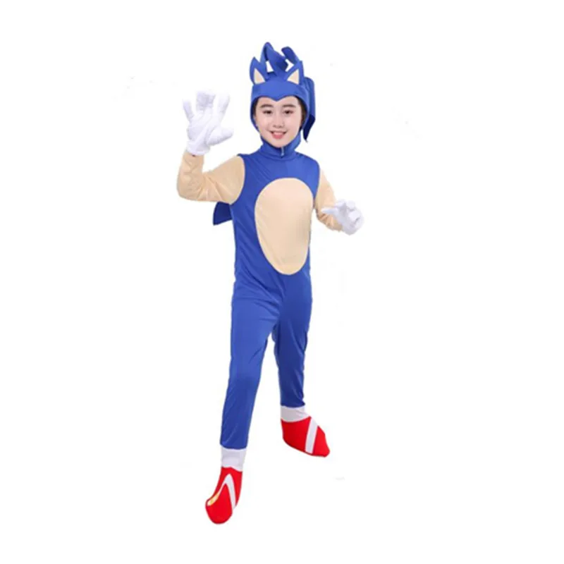 Halloween Børn Sonic the Hedgehog Cosplay Kostume Anime Piger Spil Karneval Kostumer