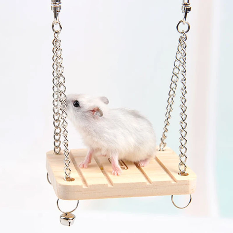 Hamster, Kanin Mus Chinchilla Træ-Hængende Pet Hængekøje Små Swing Legetøj Bur Tilbehør RP8