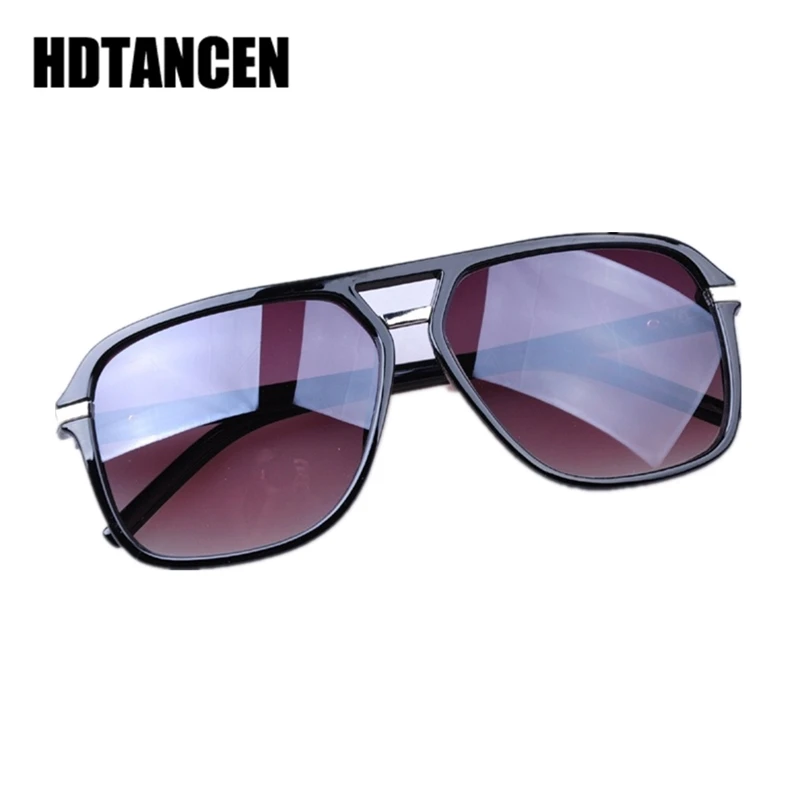 HDTANCEN Mode Mænd Kvinder Cool Square Stil Gradient Solbriller Kørsel Vintage Brand Design Billige solbriller Oculos De Sol