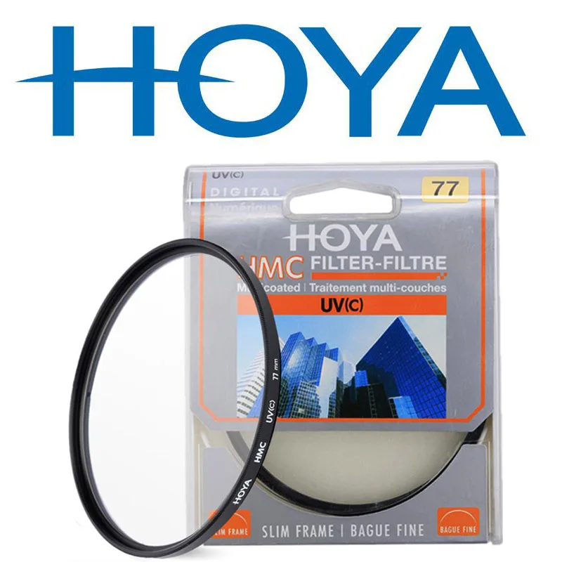 Hoya HMC UV Filter Slank Ramme Digital UVC-For Canon Nikon Sony Fuji Sony 37 40.5 43 46 49 52 55 58 62 67 72 77 82mm