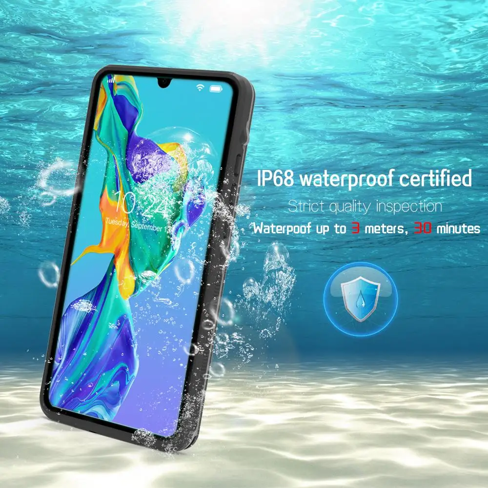 Huawei P30 Pro Tilfælde Vandtæt Telefonen Sagen For Huawei P20 Lite P40 Pro Mate 30 Fuld Beskyttelse Under Vand Svømning Vandtæt Sag