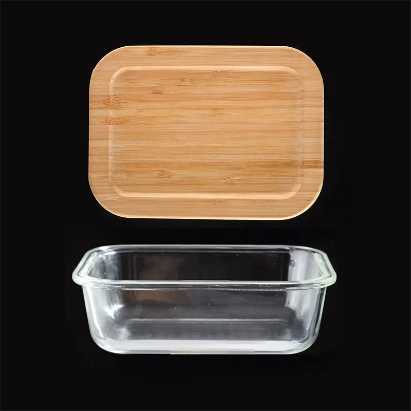 Høj Borosilikatglas Frokost Boks Glas Bento Box Opvarmet Frokost Boks Mikrobølgeovn Varme Bento Box-Sæt Til Opbevaring Af Mad Max