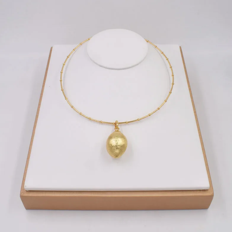 Høj Kvalitet Ltaly 750 Guld farve Smykker Sæt Til Kvinder afrikanske perler smykker mode halskæde sæt Bryllup øreringe