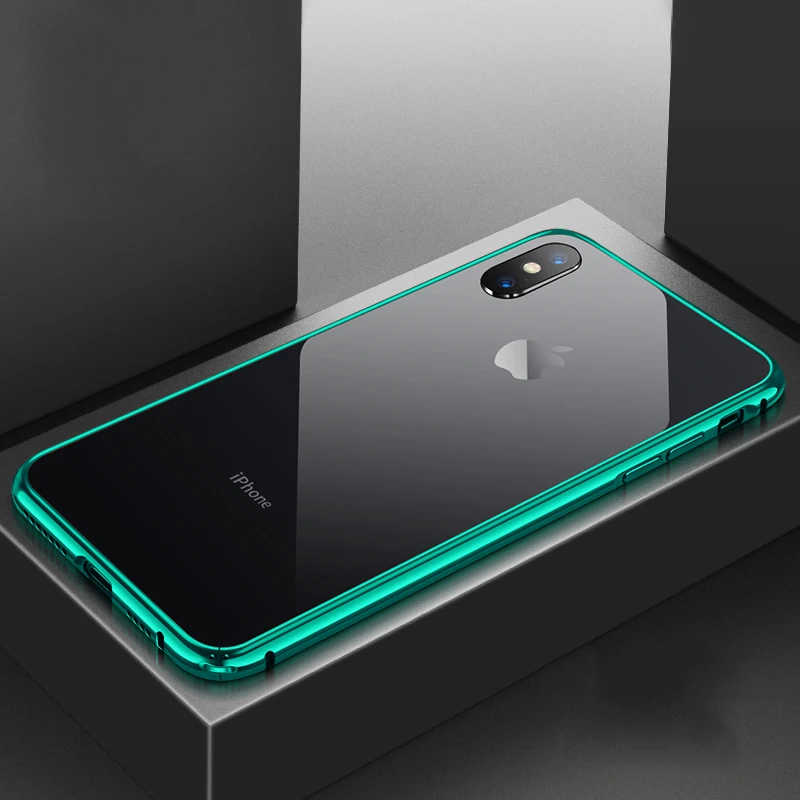 Høj Kvalitet Spænde Tynd Slank Aluminum Metal Bumper cover Til iPhone 8 7 Plus X XS 11 Pro XS ANTAL XR Luksus Forgyldt Hard Case Cover