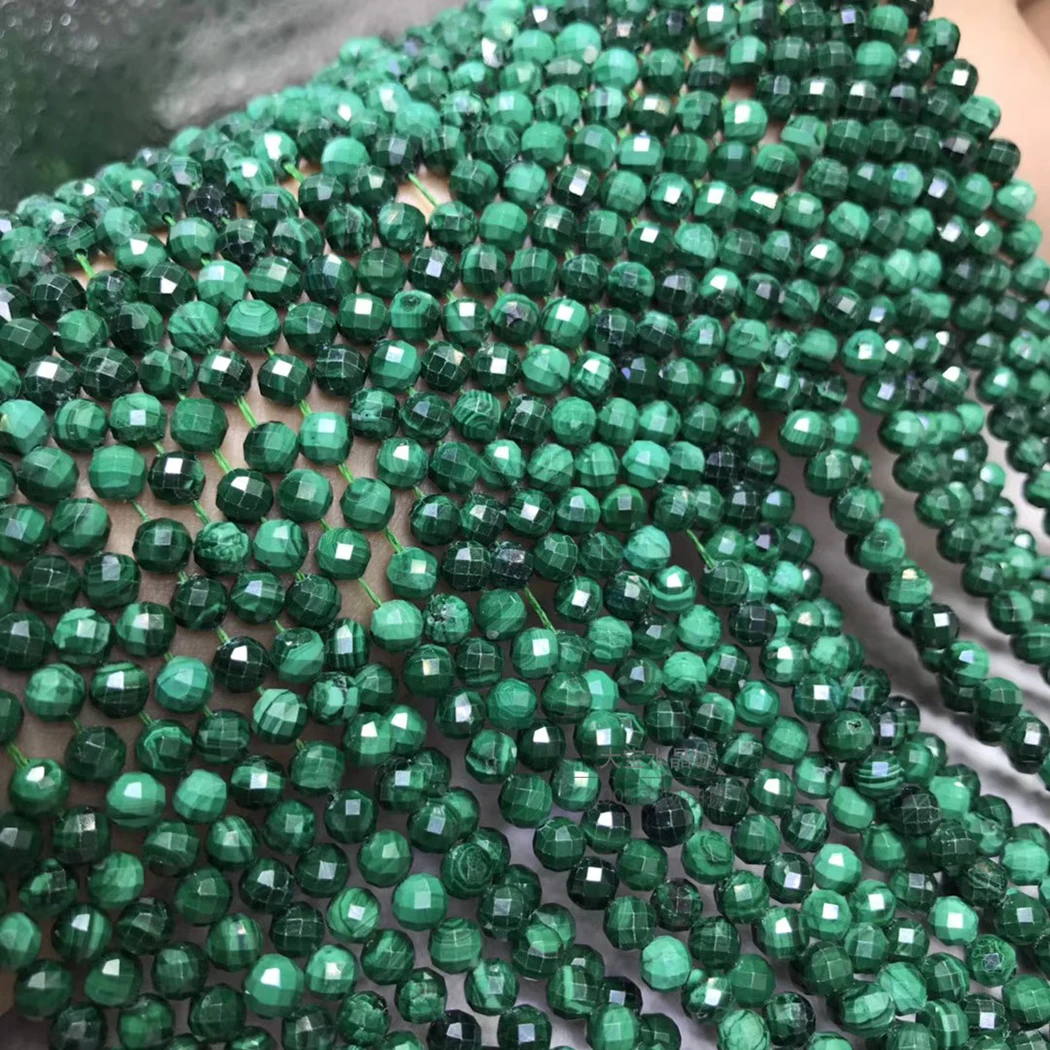ICNWAY 2-4mm naturlig gemstone apatit malakit Tanzanit runde facetslebne løse perler DIY armbånd halskæde med at lave smykker