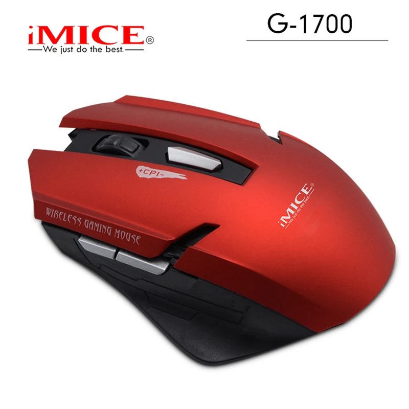 IMICE Wireless Gaming Mouse 6-Knappen for Professionelle Optiske Mus 2000dpi Spil Maskine, Computer Mus til PC Bærbare PC G-1700
