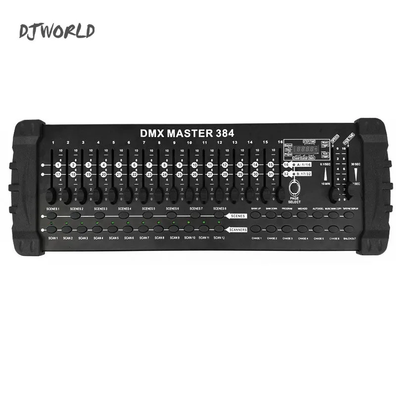 International Standard DMX 384 Controller til scenebelysning 512 DMX-Konsol DJ Controller udstyr