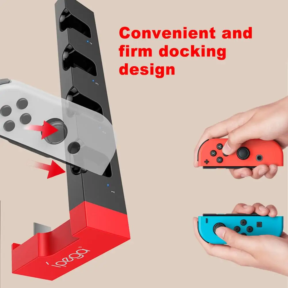 Ipega Gamepad Controller Oplader med Indikator Opladning Dock Stand Station Holder til Nintendo Skifte Glæde-Con Spil Konsol