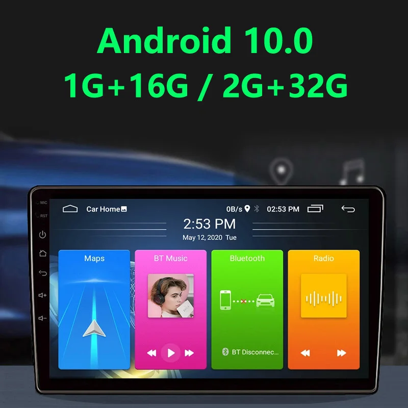IPS 2.5 D Android 10 Bil GPS Mms Til Peugeot 2008 208 BIL DVD-Afspiller 2016 2017 2018 med Bluetooth-Radio