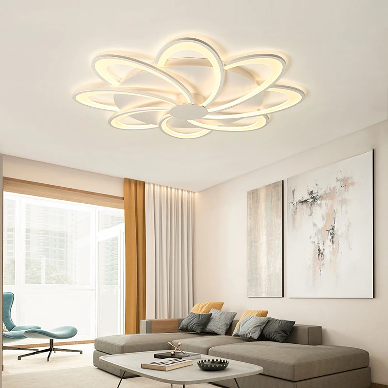 IRALAN Hvide Færdig med Moderne LED-loftsbelysning Til Stue, Soveværelse Mode Led Moderne Hjem Belysning AC90-220V