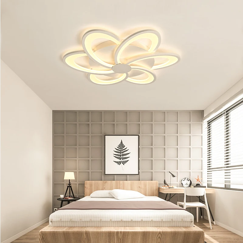 IRALAN Hvide Færdig med Moderne LED-loftsbelysning Til Stue, Soveværelse Mode Led Moderne Hjem Belysning AC90-220V