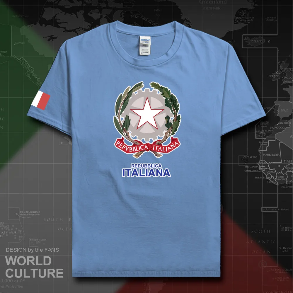 Italien Italia italiensk t-shirt mand 2018 t-shirts nation team bomuld fitnesscentre fans Trøjer streetwear trænings-og ITA land toppe 20