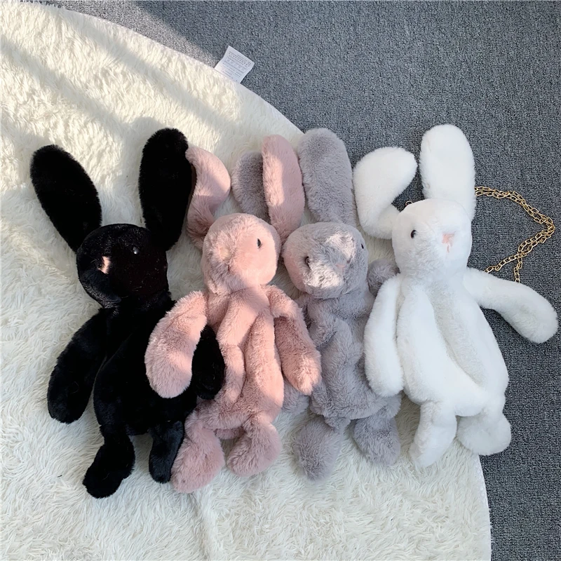 Japansk Anime Cosplay Håndtaske Jk Lolita Søde Bunny Rabbit Doll Blød Taske Koreanske Sød Pige Gotisk Stil Studerende Rygsæk Pakke