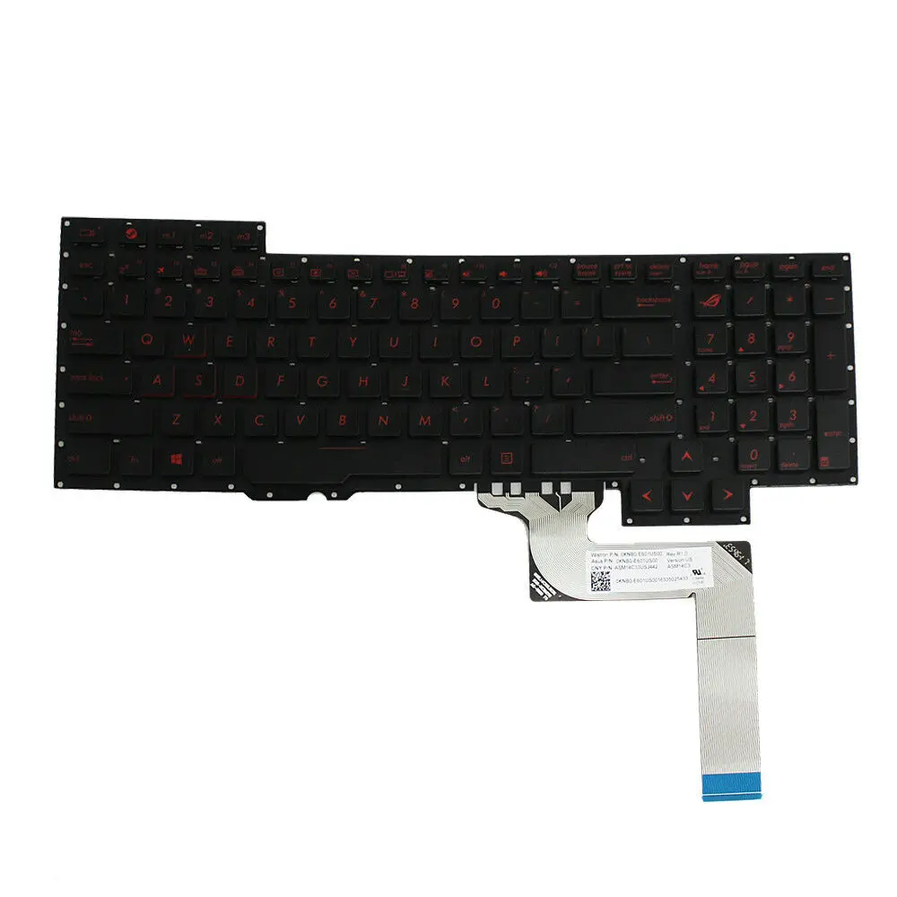 JIANGLUN Nye AMERIKANSKE Tastatur Til ASUS ROG G751JM-BHI7T25 G751JL-BS17T28 G751JT-CH71