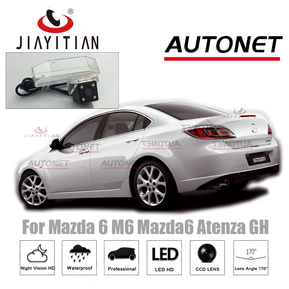 JiaYiTian bakkamera For Mazda 6 Atenza GH 2006 2007 2008 2009 2010~2012/CCD/Night Vision Omvendt backup parkering Kamera