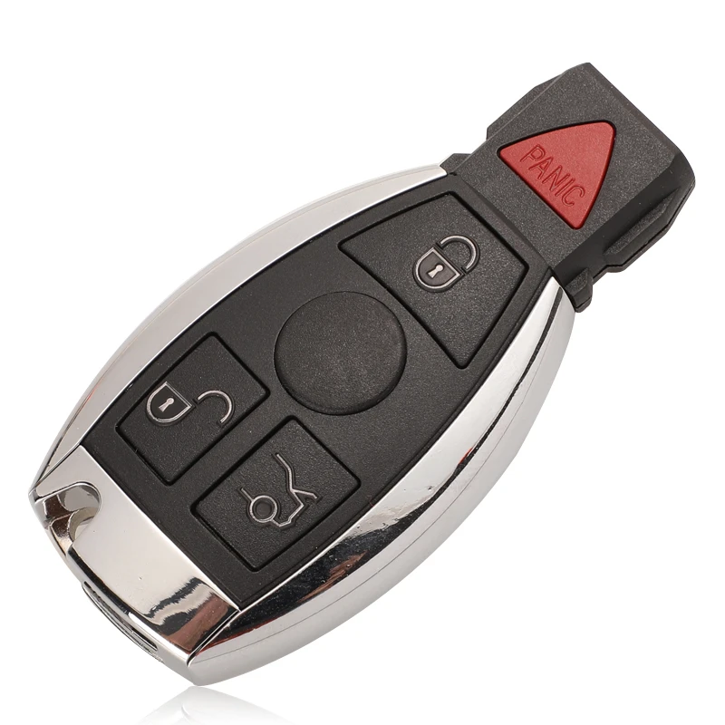 Jingyuqin 10stk/masse 2 3 4 Knapper Smart Fjernbetjening Nøgle Shell Til Mercedes Benz 2000+ NEC BGA Type Bil Auto-Tasten Tilfælde Fob For MB