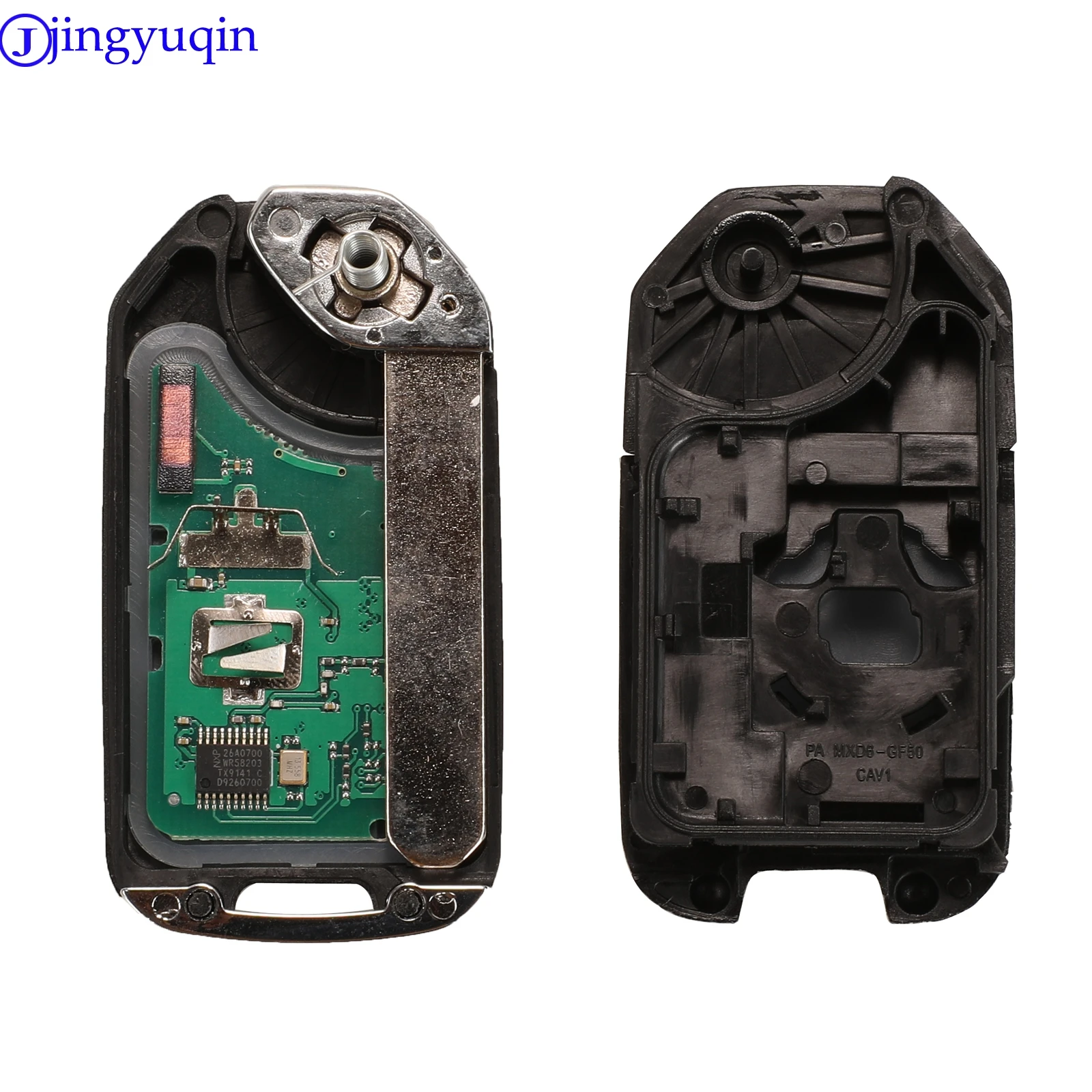 Jingyuqin 433Mhz ID47 Chip A/G System 3/4 Knapper Fjernbetjening Bil Nøgle Til Honda GREIZ Civic By XRV Vezel Fuld Nøgle