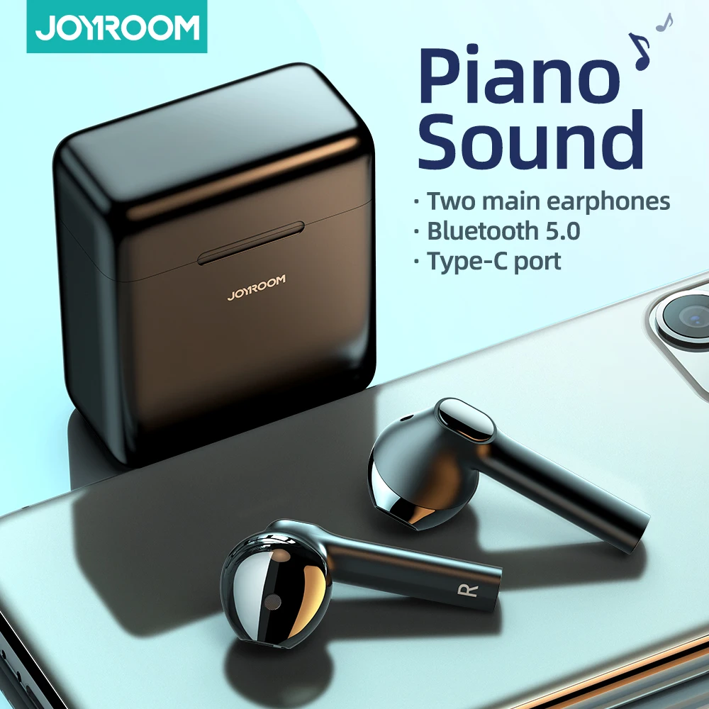 JOYROOM TL8 Bluetooth-Hovedtelefoner Trådløse TWS Dual Forbindelse Hovedtelefon Hall Øretelefoner med Mikrofon Headset Piano Lyd