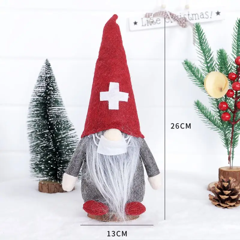 Jul Gnome Gaver, Ferie Dekoration Børn Fødselsdagsgave Håndlavet Blød Dukke Hjem Indretning Ornamenter Bordplade Santa Indretning -