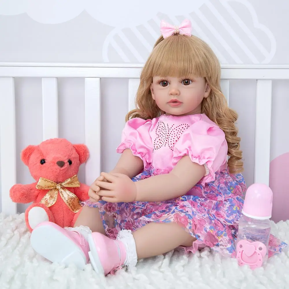 KEIUMI Fantasi 24Inch Reborn Dukke Klud Kroppen Dejlige Prinsesse Barn Dukke Legetøj Til Pige Children ' s Day Gave Børn Fødselsdagsgave