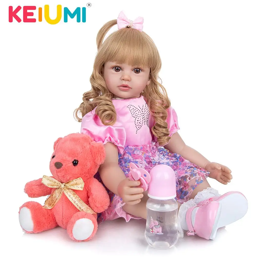 KEIUMI Fantasi 24Inch Reborn Dukke Klud Kroppen Dejlige Prinsesse Barn Dukke Legetøj Til Pige Children ' s Day Gave Børn Fødselsdagsgave