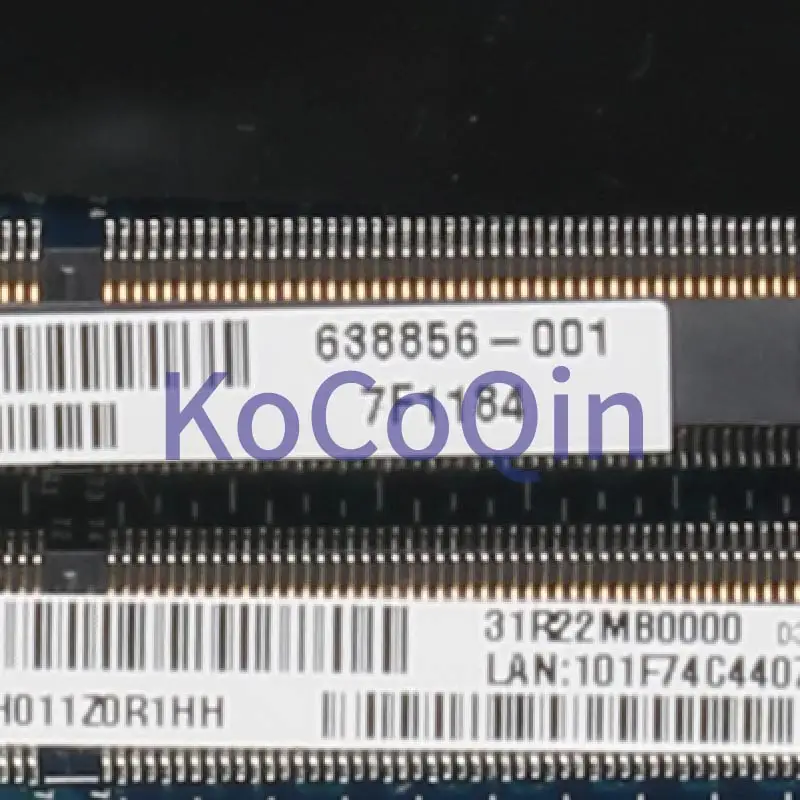 KoCoQin laptop Bundkort Til HP Pavilion G4 G6 G7 AMD Bundkort DA0R22MB6D1 638856-001 638856-501 DDR3