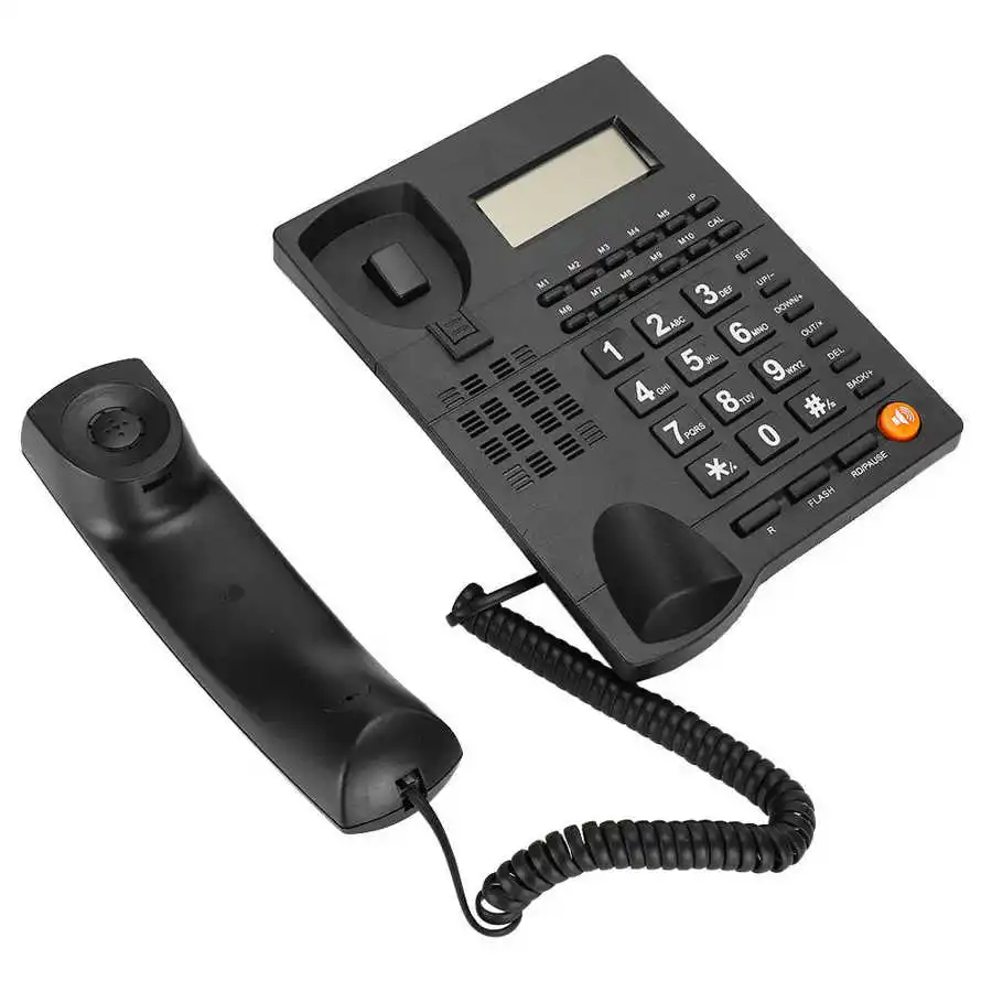Kontor, Skrivebord, Telefon Fastnet Kontor Telefon med Fastnet Telefon call rekord med DTMF/FSK dobbelt opkalds-ID