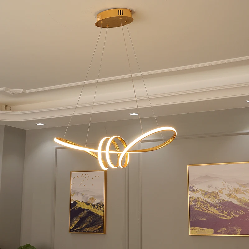 Krom Færdig Minimalisme DIY Hængende Moderne Led-Vedhæng Lys For spisesal, Bar suspension armatur suspendu Pendel