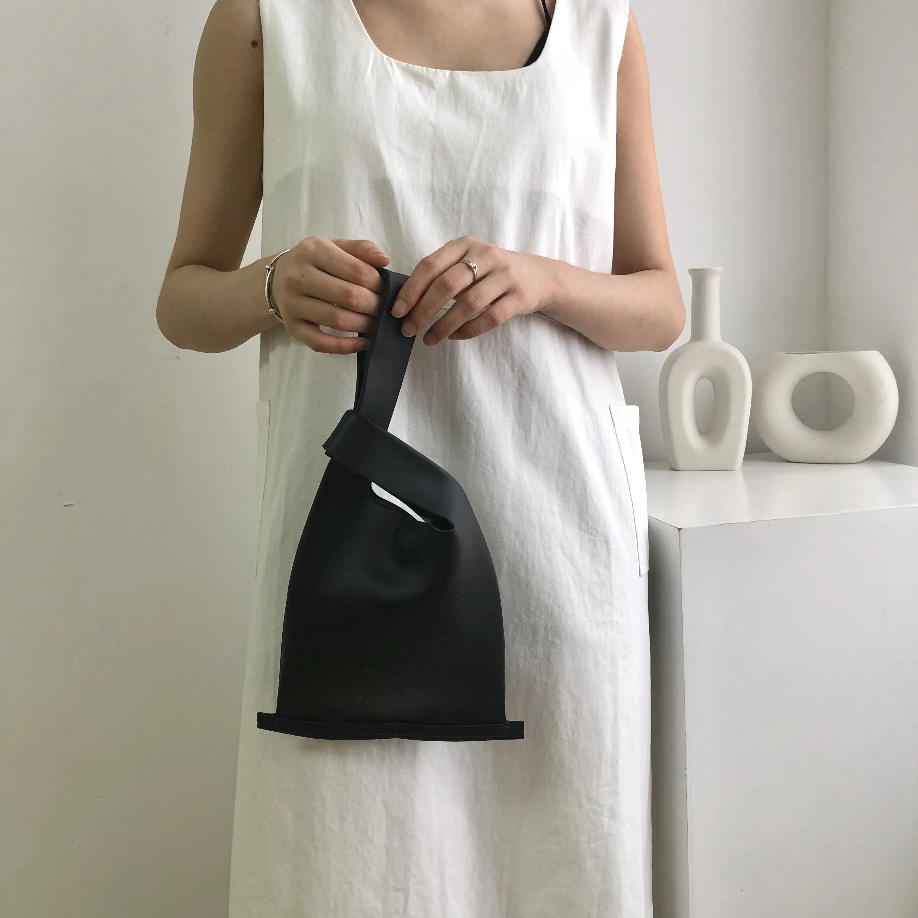 Kvinder Taske koreanske PU Klap Mode Håndtaske Solid Haspe Soft MINI Taske Pung Enkel Sød Pige Taske Designer Taske