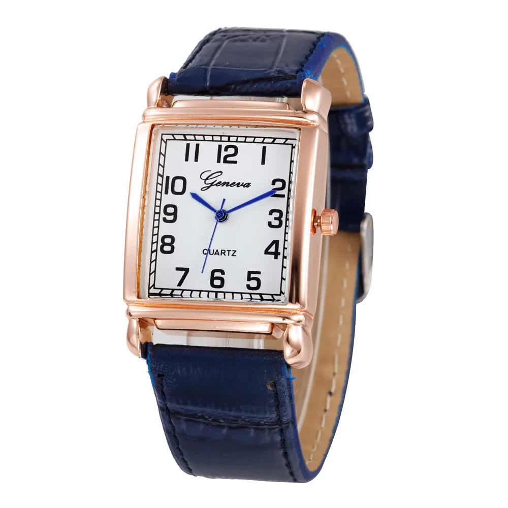 Kvinder-ure Casual Brikker Imiteret Læder reloj hombre Quartz Analog relogio masculino armbåndsur Gaver top mærke luksus F70