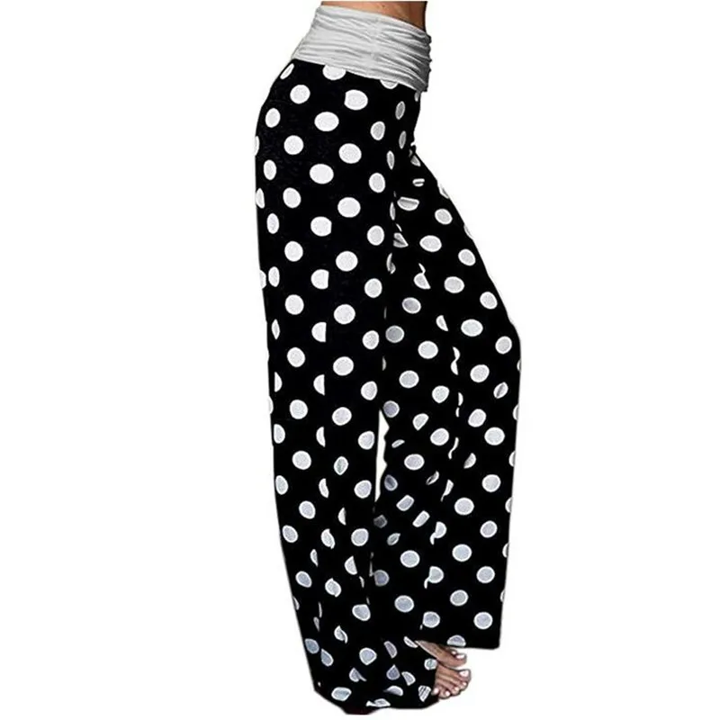 Kvinder Yoga Bukser 2020 Nye Mode Casual Streetwear Cargo Bukser Pige Løs Kvindelige Polka Dot, Striped Løse Bukser Sportstøj /2