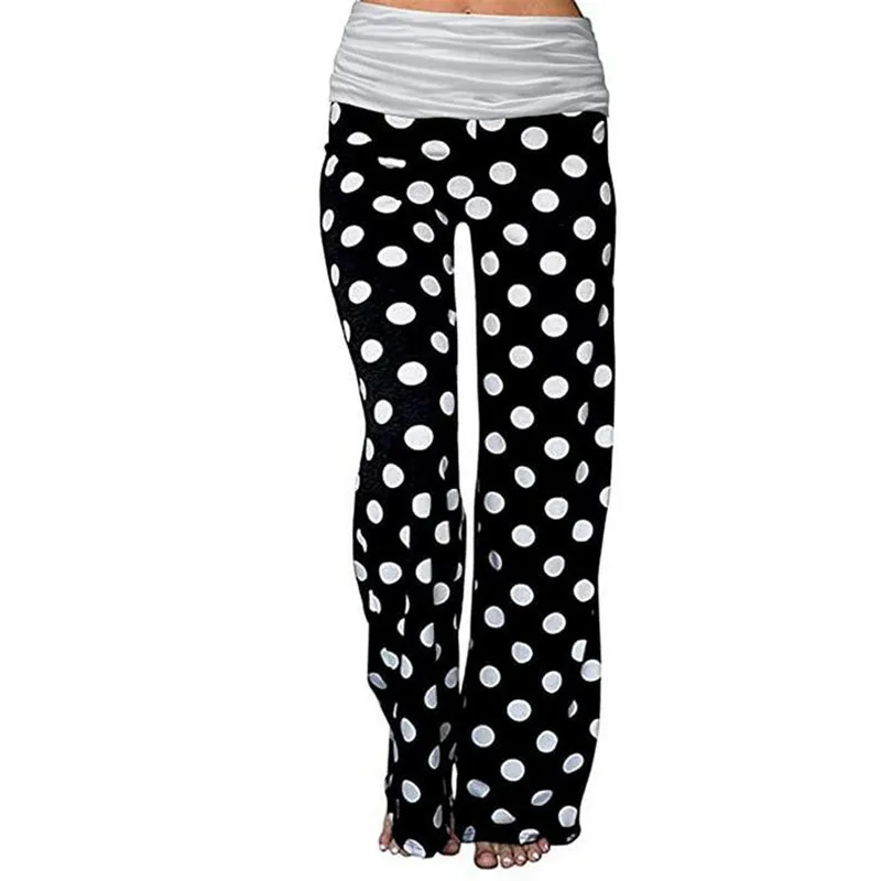 Kvinder Yoga Bukser 2020 Nye Mode Casual Streetwear Cargo Bukser Pige Løs Kvindelige Polka Dot, Striped Løse Bukser Sportstøj /2