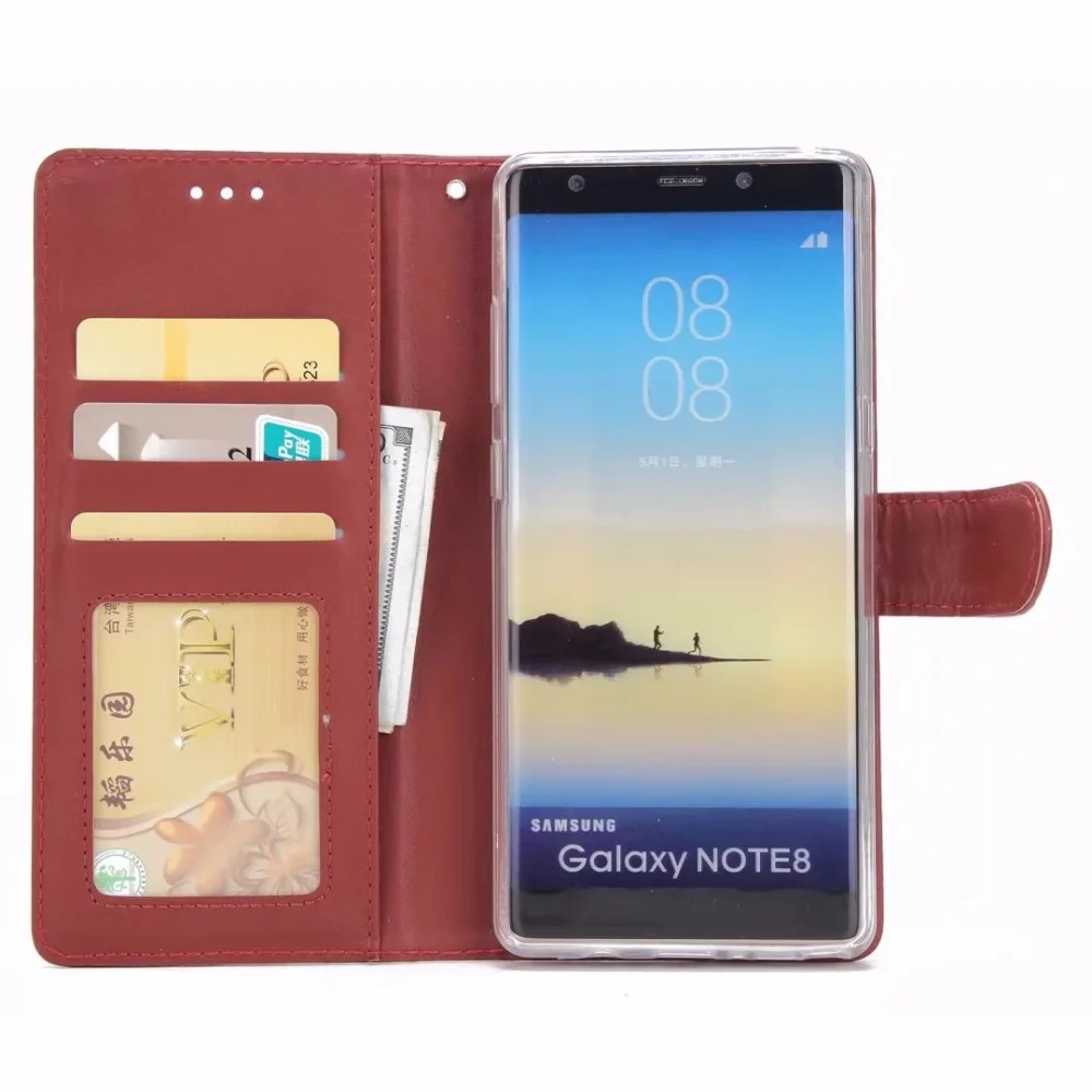LANCASE For Samsung S9 Tilfælde Tegnebog Vintage Magnetiske 2 I 1 Flip Læder taske Til Samsung Galaxy S9 S8 Plus S7 Note 8-Sagen Kort