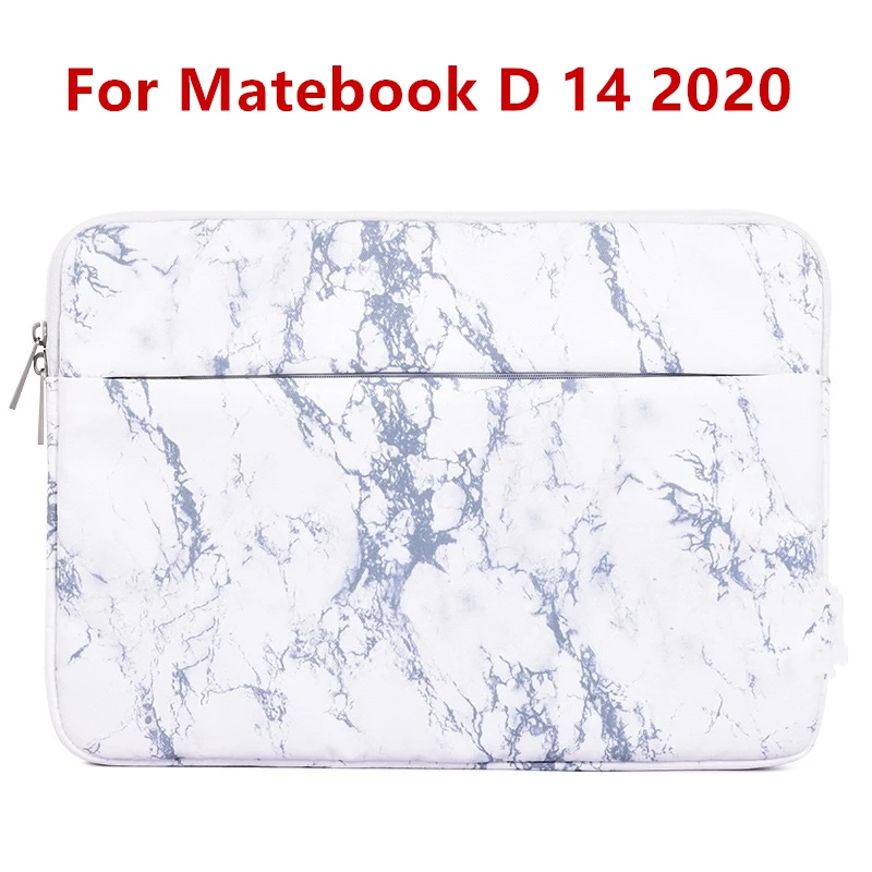Laptop Sleeve til Huawei Matebook D 14 2020 Marmor Vandtæt Notebook Taske Tilfældet for Matebook D14 Magicbook 14 Tilbehør Coque